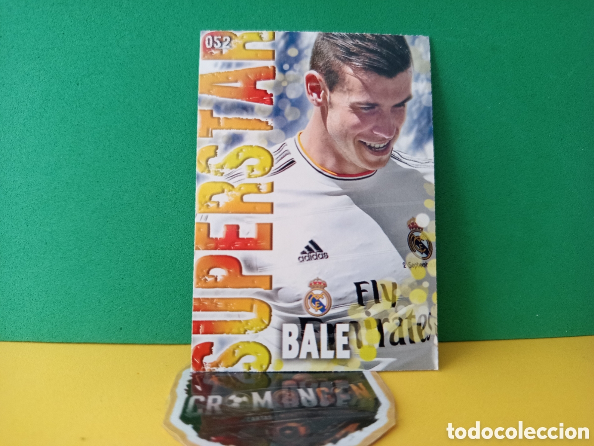 Cromos de Futebol: ❇️ CROMO ⚽ BALE REAL MADRID 52 SUPERSTAR FICHAS LIGA QUIZ GAME 2014 13 14 2013 MUNDICROMO ❇️
