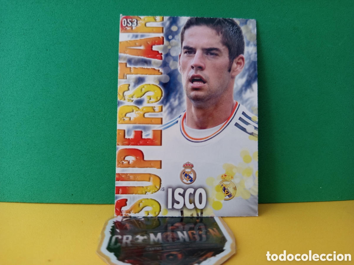 Cromos de Futebol: ❇️ CROMO ⚽ ISCO REAL MADRID 53 SUPERSTAR FICHAS LIGA QUIZ GAME 2014 13 14 2013 MUNDICROMO ❇️