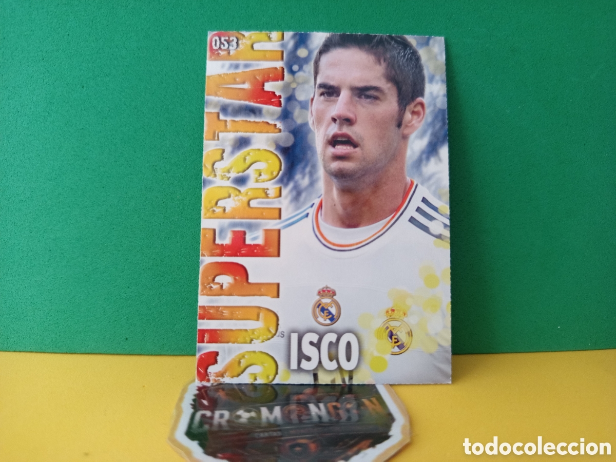 Cromos de Futebol: ❇️ CROMO ⚽ ISCO REAL MADRID 53 SUPERSTAR FICHAS LIGA QUIZ GAME 2014 13 14 2013 MUNDICROMO ❇️
