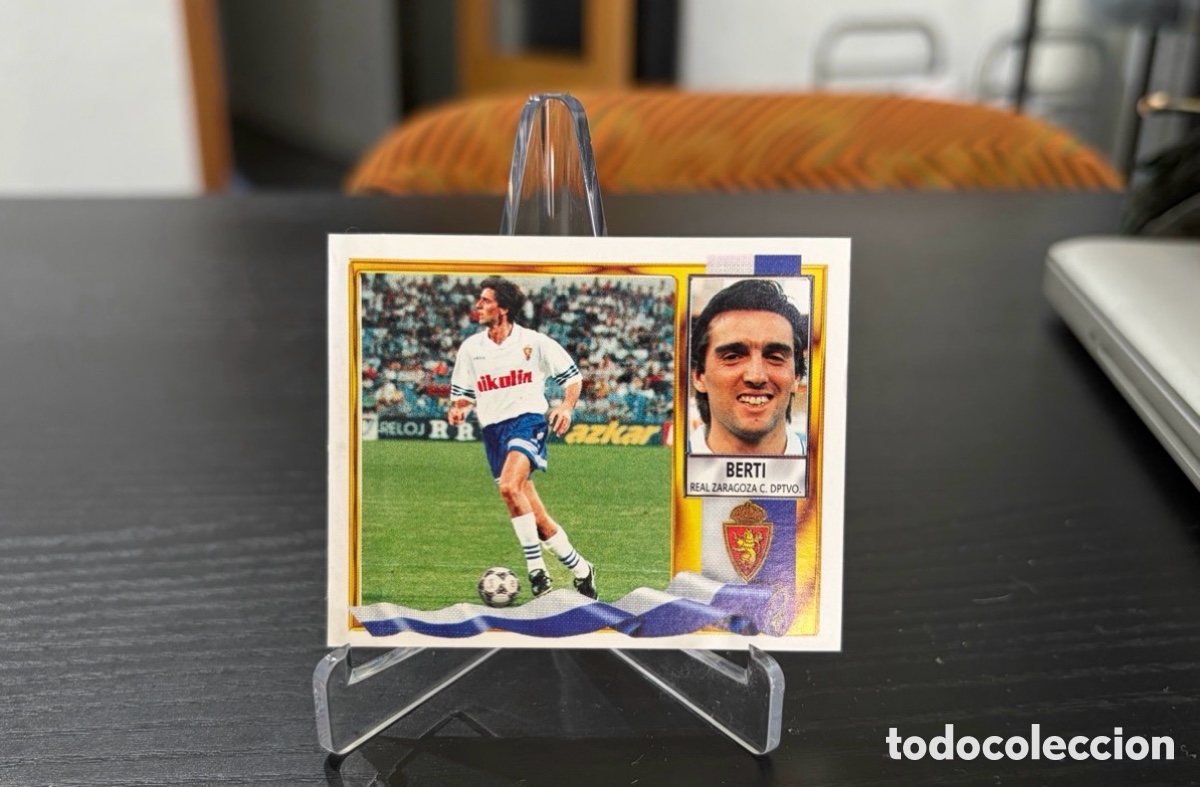 Cromos de Futebol: Cromo ediciones este temporada 95-96 Zaragoza Berti coloca