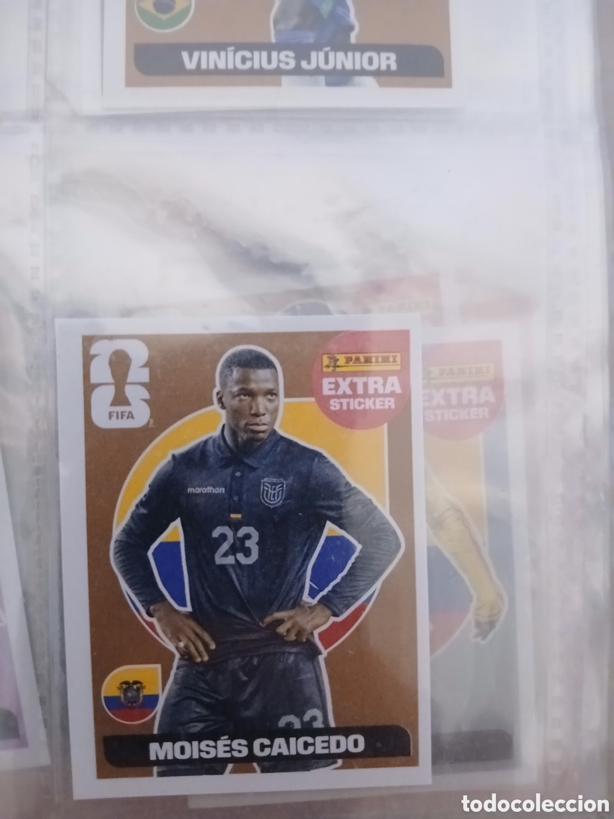 Cromos de Futebol: Extra sticker bronce CAICEDO