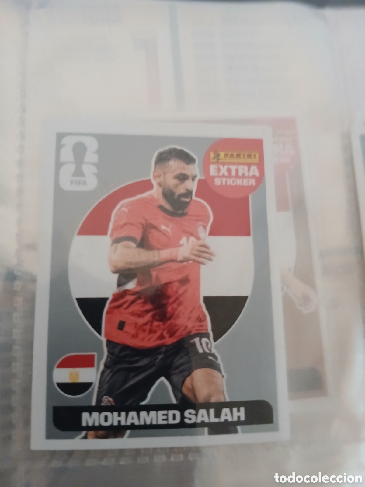 Cromos de Futebol: Extra sticker plata Mohamed Salah