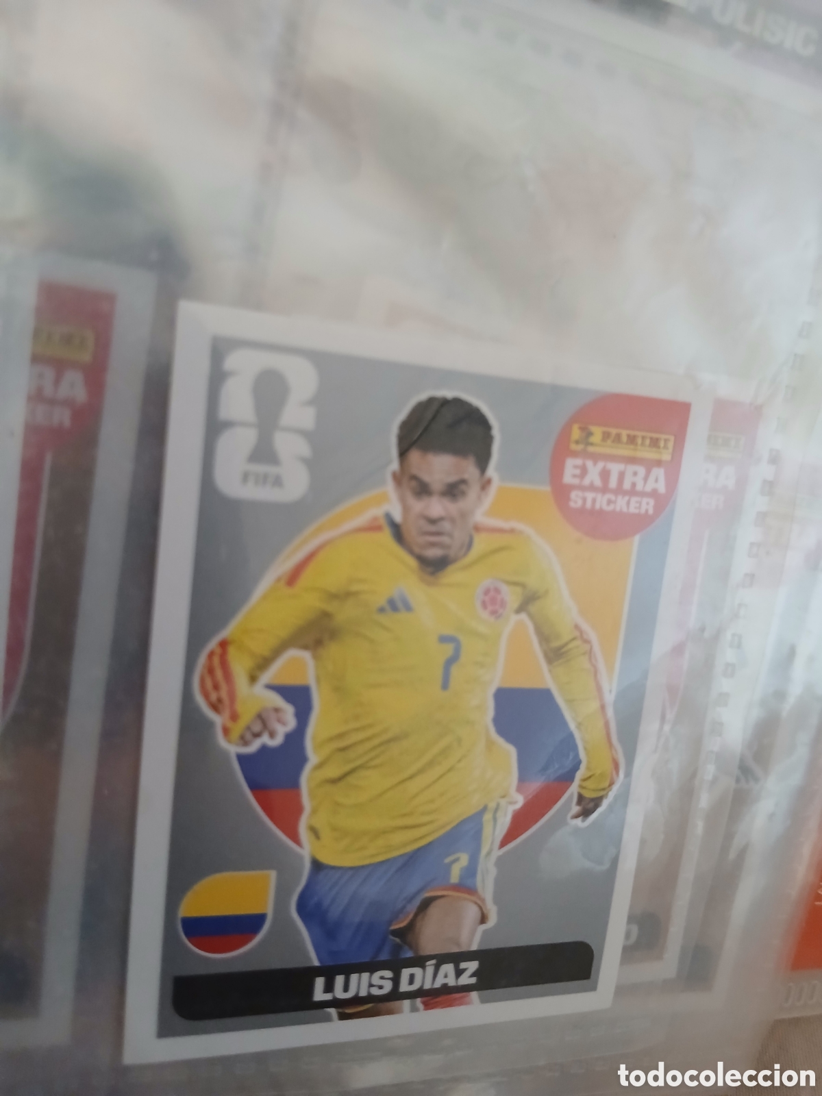 Football Stickers: Extra sticker PLATA LUIS DIAZ