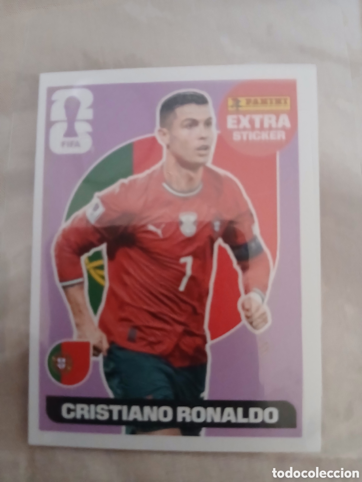 Cromos de Futebol: Extra sticker BASE CRISTIANO RONALDO