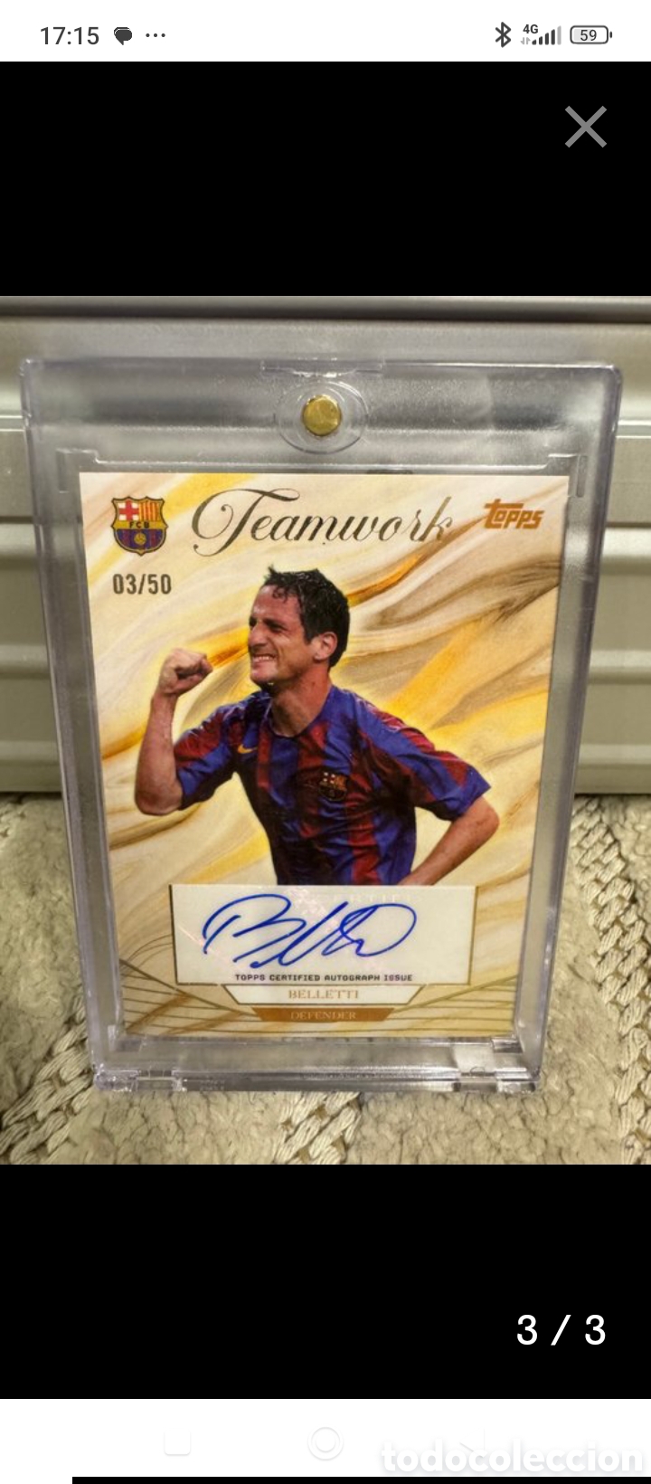 Cromos de Futebol: Goleador de la final de la champions contra el arsenal