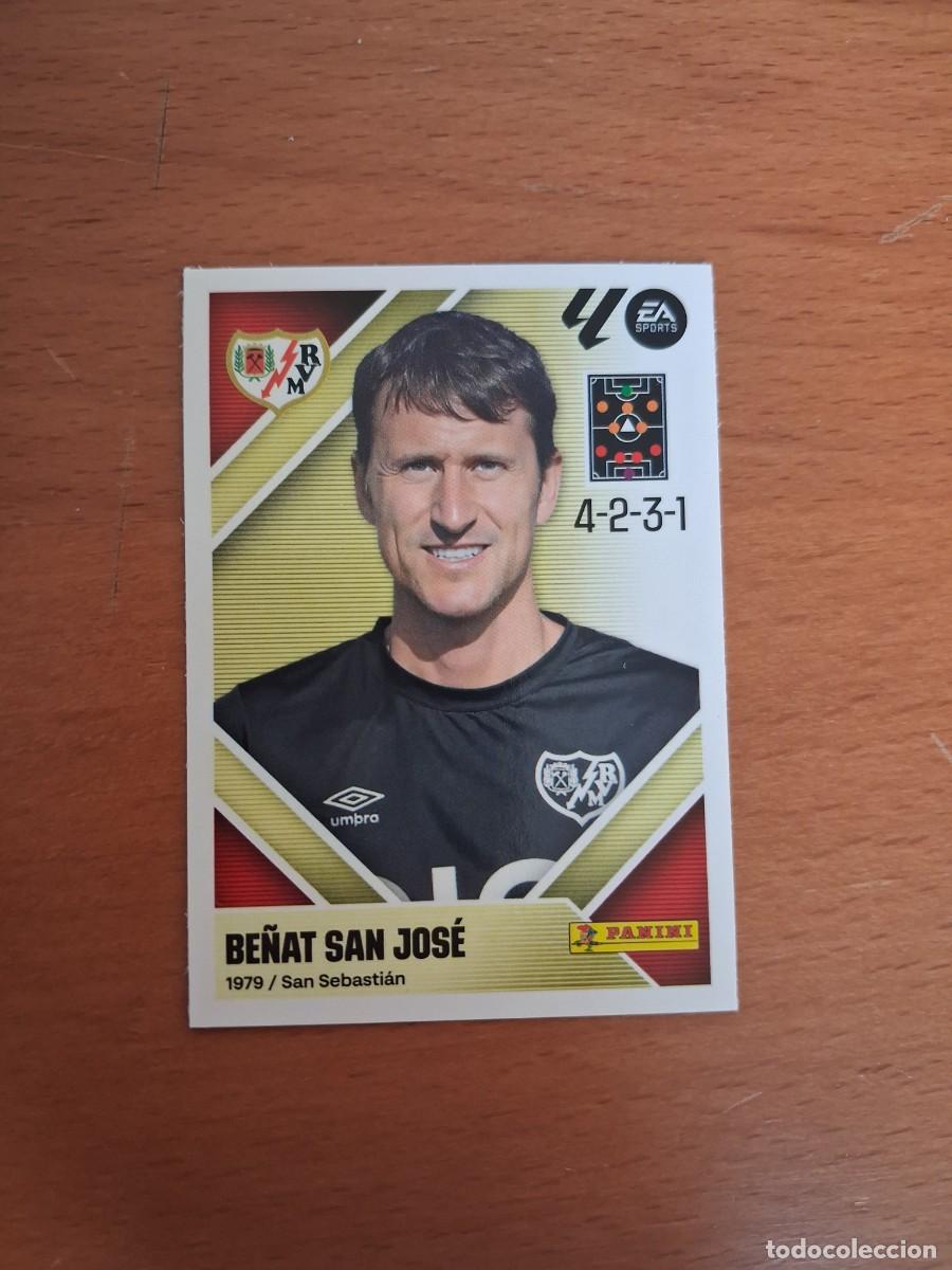 Fu&szlig;ball-Sticker: Ediciones Este 2026 2027 26 27 Rayo Vallecano 2 Entrenador Be&ntilde;at San Jose