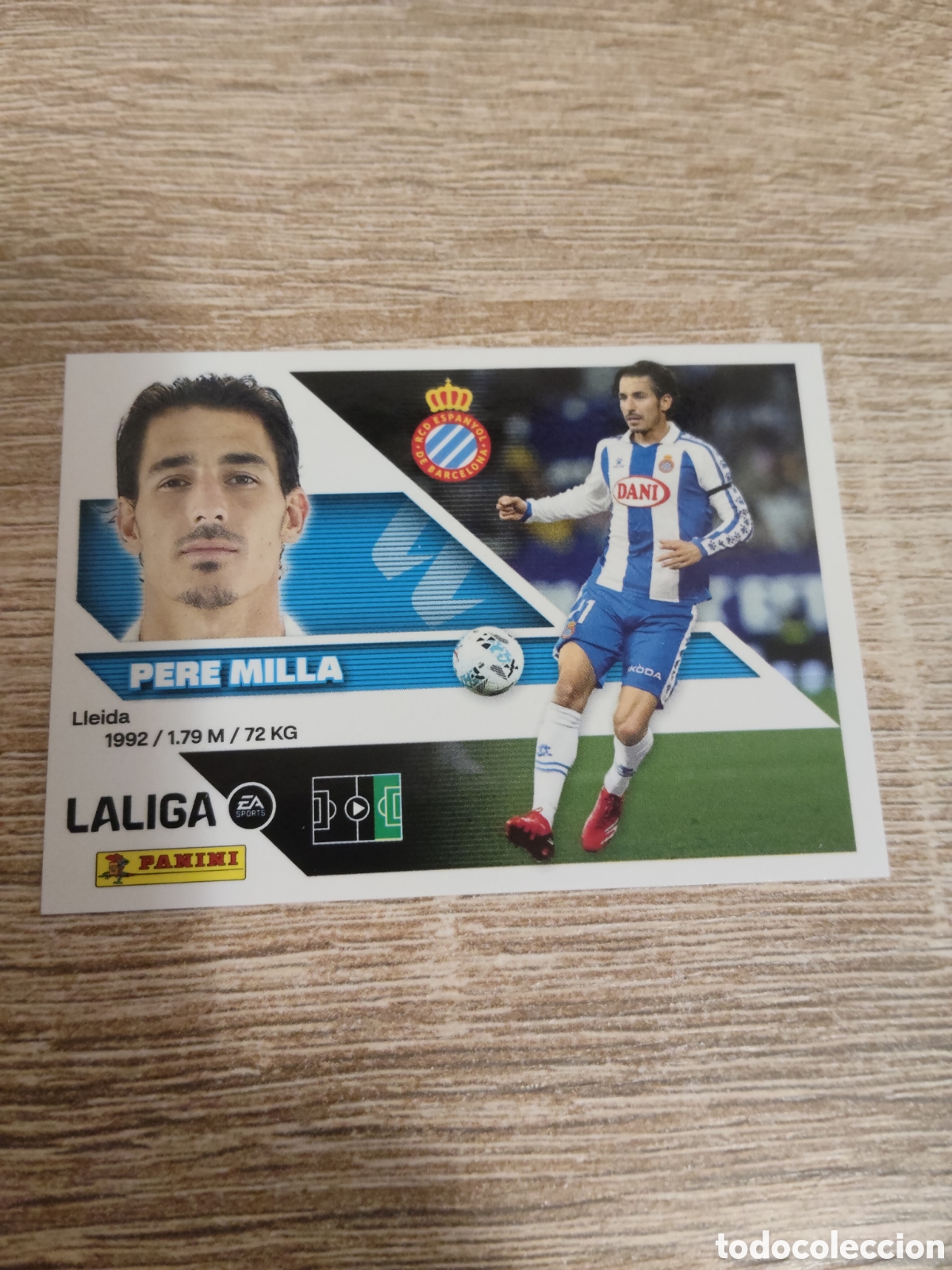 Fu&szlig;ball-Sticker: Pere Milla Espanyol liga 2026 2027 26 27 ediciones este