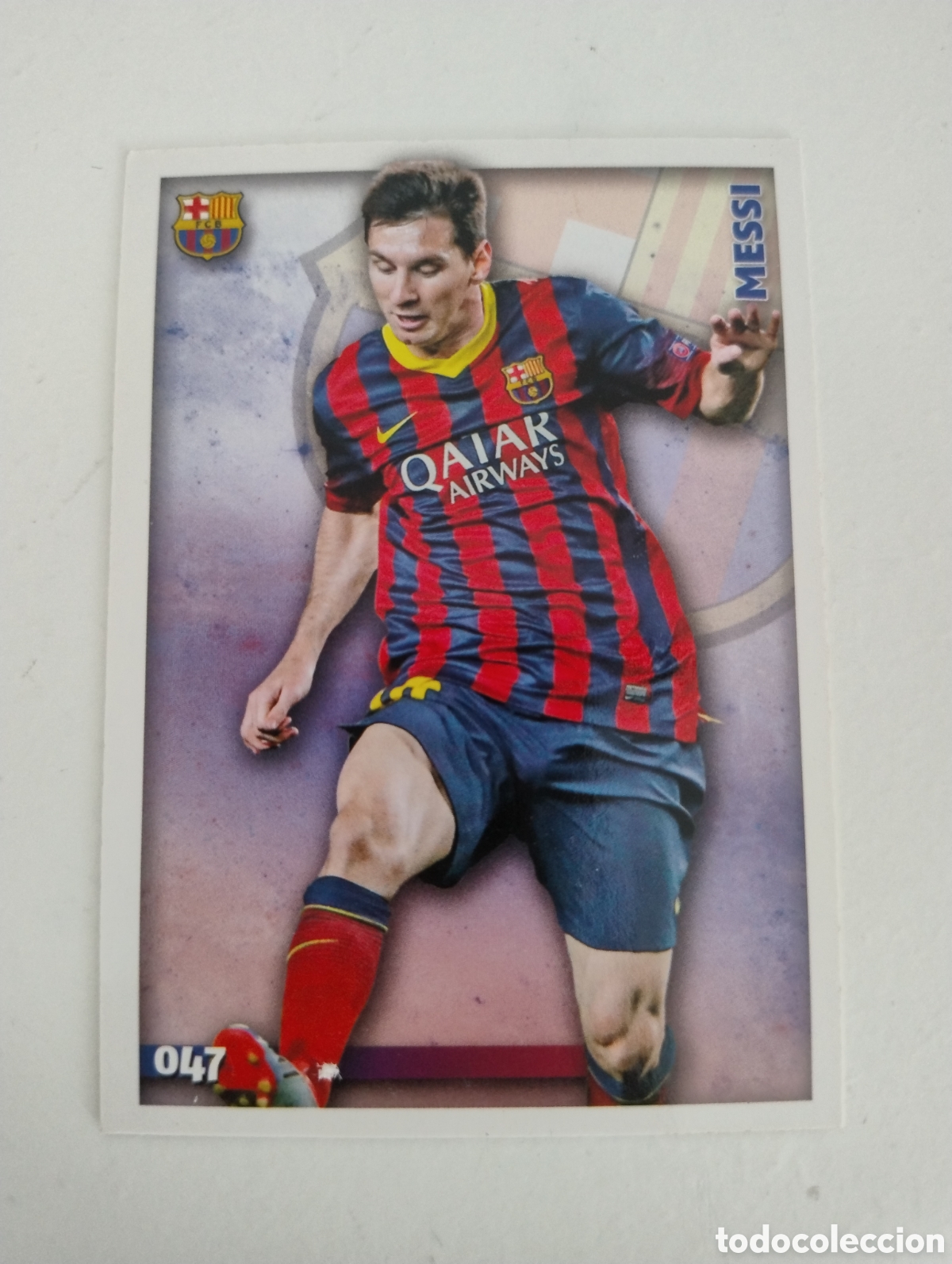 Fu&szlig;ball-Sticker: 47 - Messi - Barcelona - Mundicromo Liga 2015