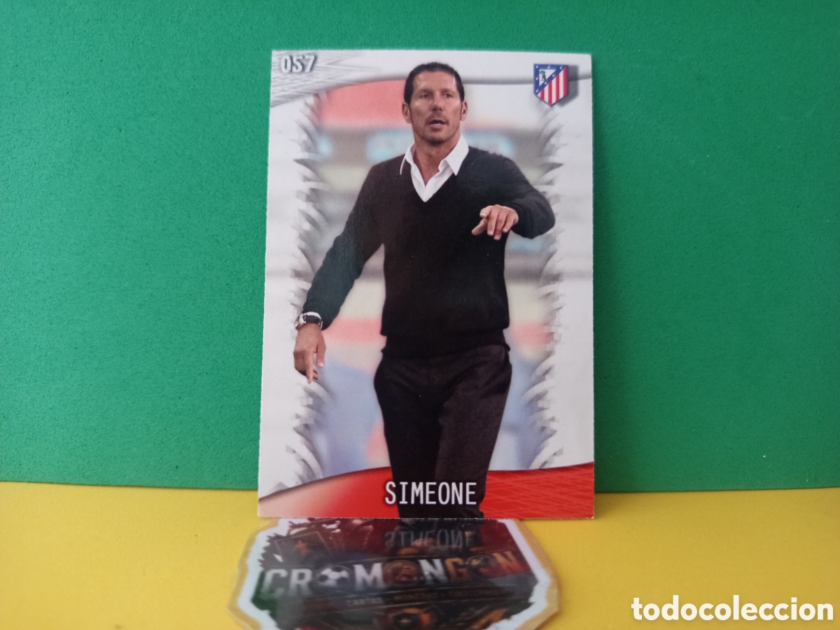 Cromos de Futebol: ❇️ CROMO ⚽ SIMEONE ATL&Eacute;TICO DE MADRID 57 FICHAS LIGA QUIZ GAME 2014 13 14 2013 2014 MUNDICROMO ❇️