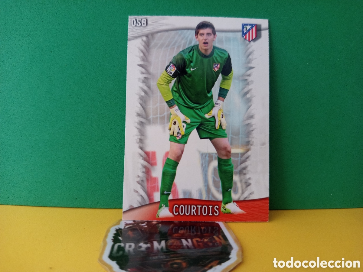 Cromos de Futebol: ❇️ CROMO ⚽ COURTOIS ATL&Eacute;TICO DE MADRID 58 FICHAS LIGA QUIZ GAME 2014 13 14 2013 2014 MUNDICROMO ❇️