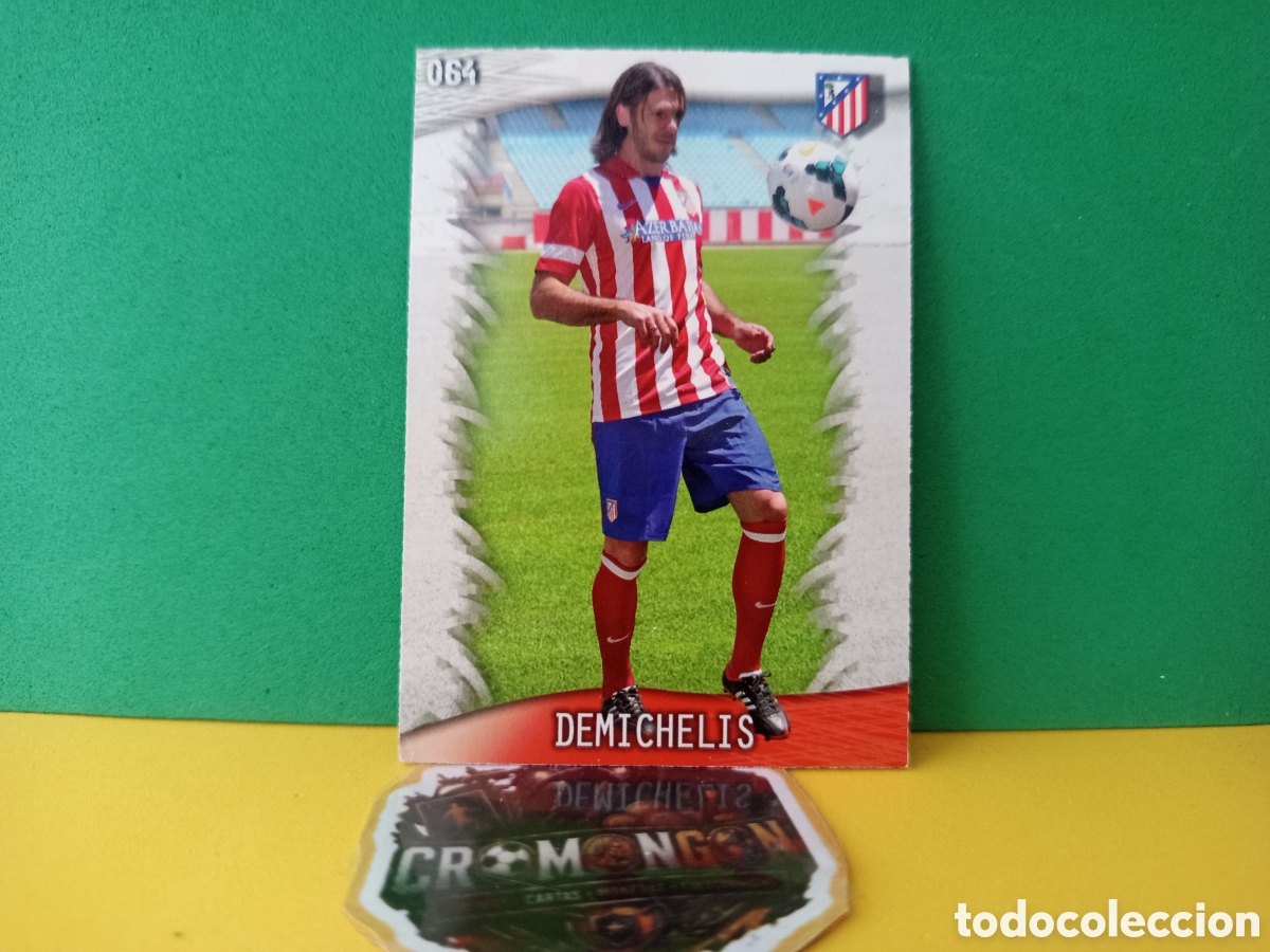 Cromos de Futebol: ❇️ CROMO ⚽ DEMICHELIS ATL&Eacute;TICO DE MADRID 64 FICHAS LIGA QUIZ GAME 2014 13 14 2013 2014 MUNDICROMO ❇️