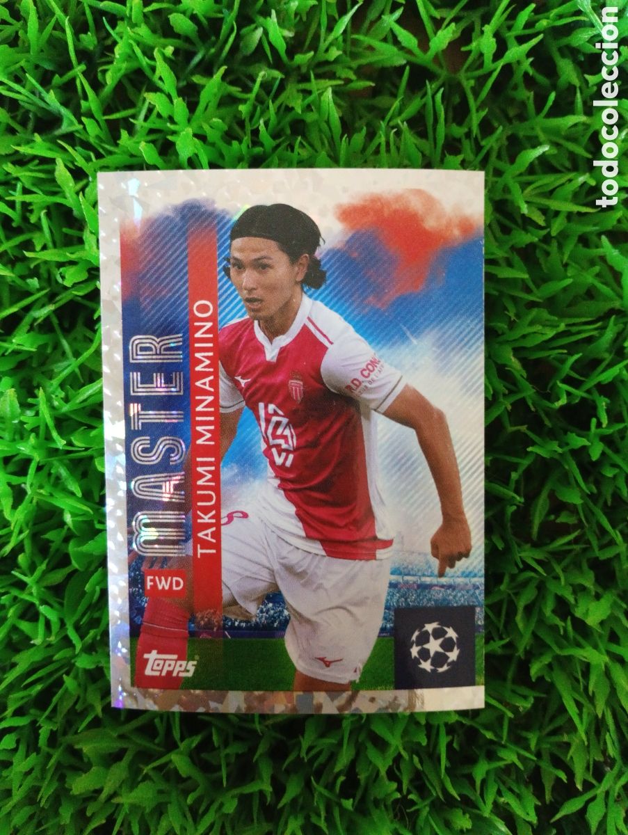Cromos de Futebol: Minamino Monaco MASTER Champions League 25-26 # 76 NUNCA PEGADO
