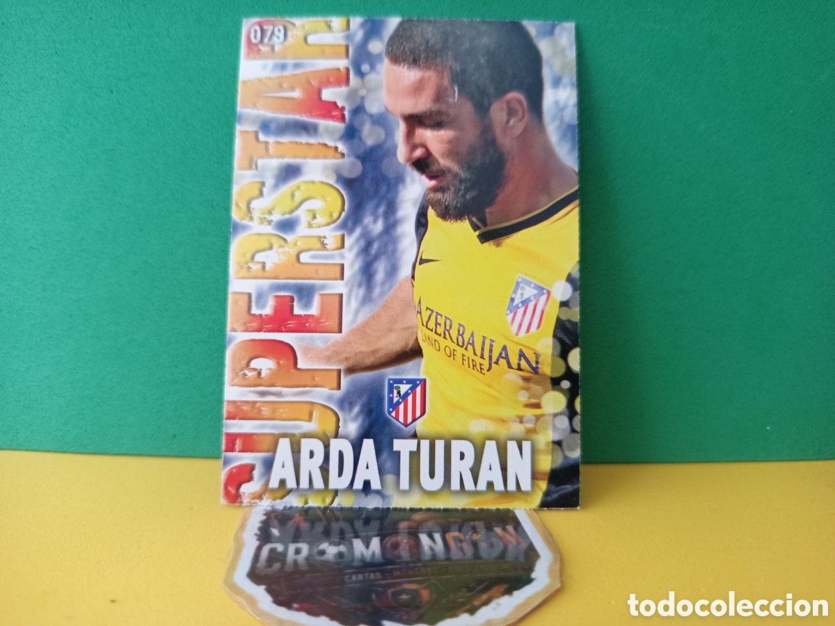 Cartes &agrave; collectionner de Football: ❇️ CROMO ⚽ ARDA TURAN ATL&Eacute;TICO DE MADRID 79 SUPERSTAR FICHAS LIGA QUIZ 2014 13 14 2013 MUNDICROMO ❇️