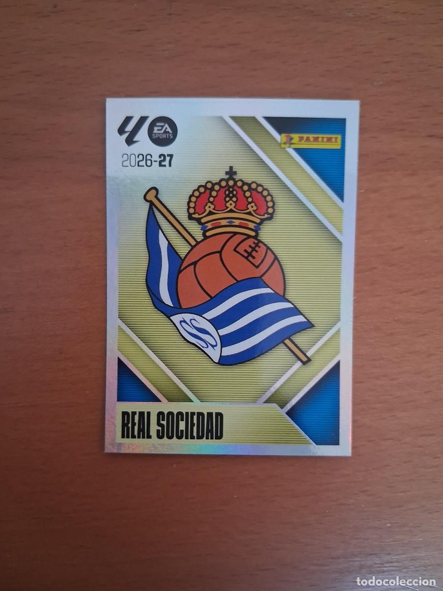 Cromos de f&uacute;tbol: Ediciones Este 2026 2027 26 27 Real Sociedad 1 Escudo