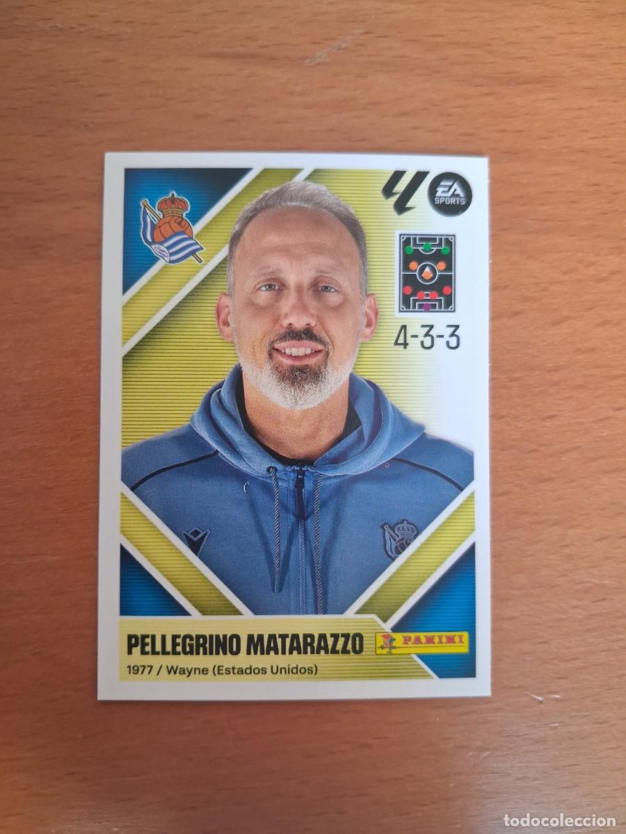 Cromos de f&uacute;tbol: Ediciones Este 2026 2027 26 27 Real Sociedad 2 Entrenador Pellegrino Matarazzo