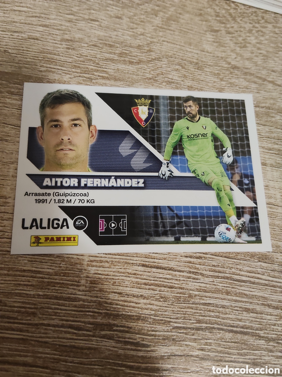 Cromos de f&uacute;tbol: Aitor Fern&aacute;ndez Osasuna liga 2026 2027 26 27 ediciones este