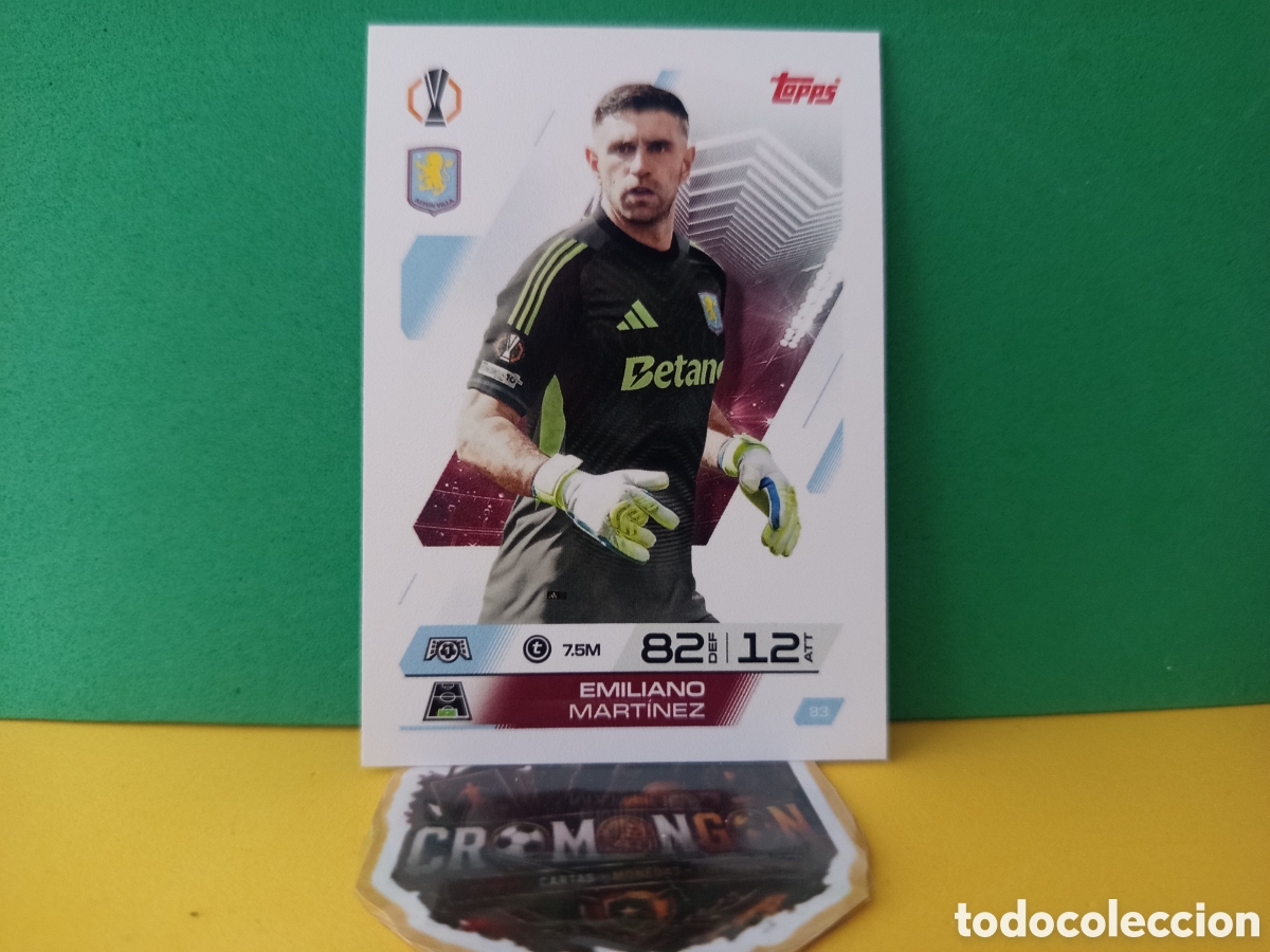 Cromos de f&uacute;tbol: ❇️ CROMO ⚽ EMILIANO MART&Iacute;NEZ ASTON VILLA 83 MATCH ATTAX EXTRA CHAMPIONS UCL 2025 2026 25 26 TOPPS ❇️