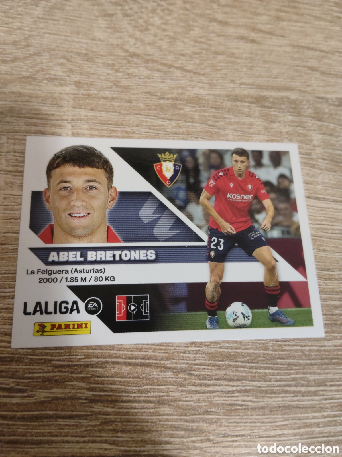 Cromos de f&uacute;tbol: Abel Bretones Osasuna liga 2026 2027 26 27 ediciones este