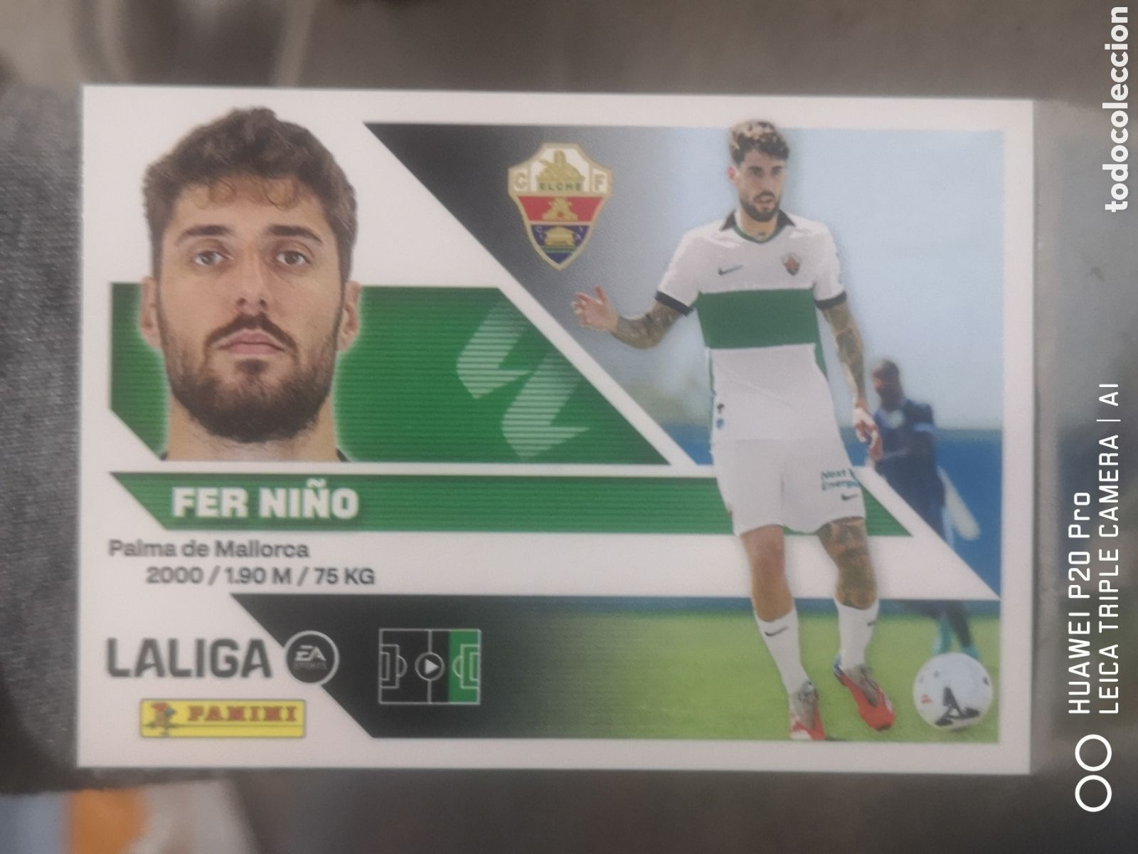 Cromos de f&uacute;tbol: LIGA ESTE 2026 2027 2026 27 ULTIMOS FICHAJES FER NI&Ntilde;O 15 ELCHE