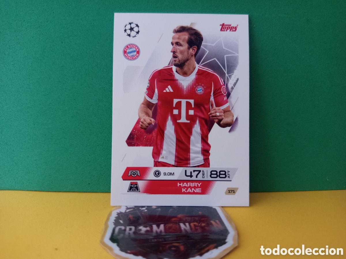 Cromos de f&uacute;tbol: ❇️ CROMO ⚽ KANE BAYERN DE M&Uacute;NICH 171 MATCH ATTAX EXTRA CHAMPIONS UCL 2025 2026 25 26 TOPPS ❇️