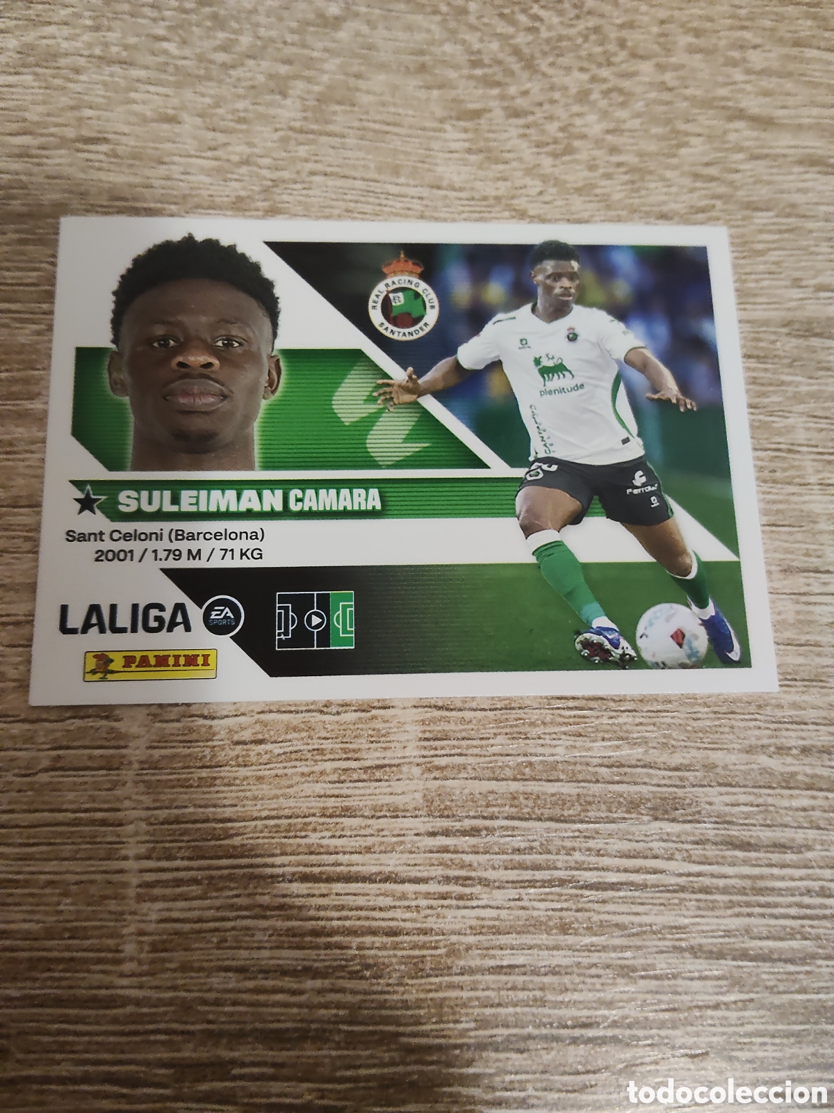 Cromos de f&uacute;tbol: Suleiman Racing de Santander liga 2026 2027 26 27 ediciones este