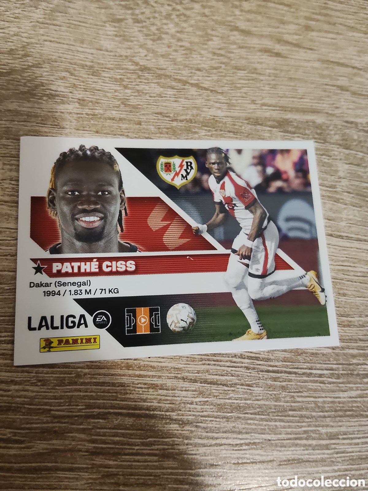 Cromos de f&uacute;tbol: Pathe Ciss Rayo Vallecano liga 2026 2027 26 27 ediciones este