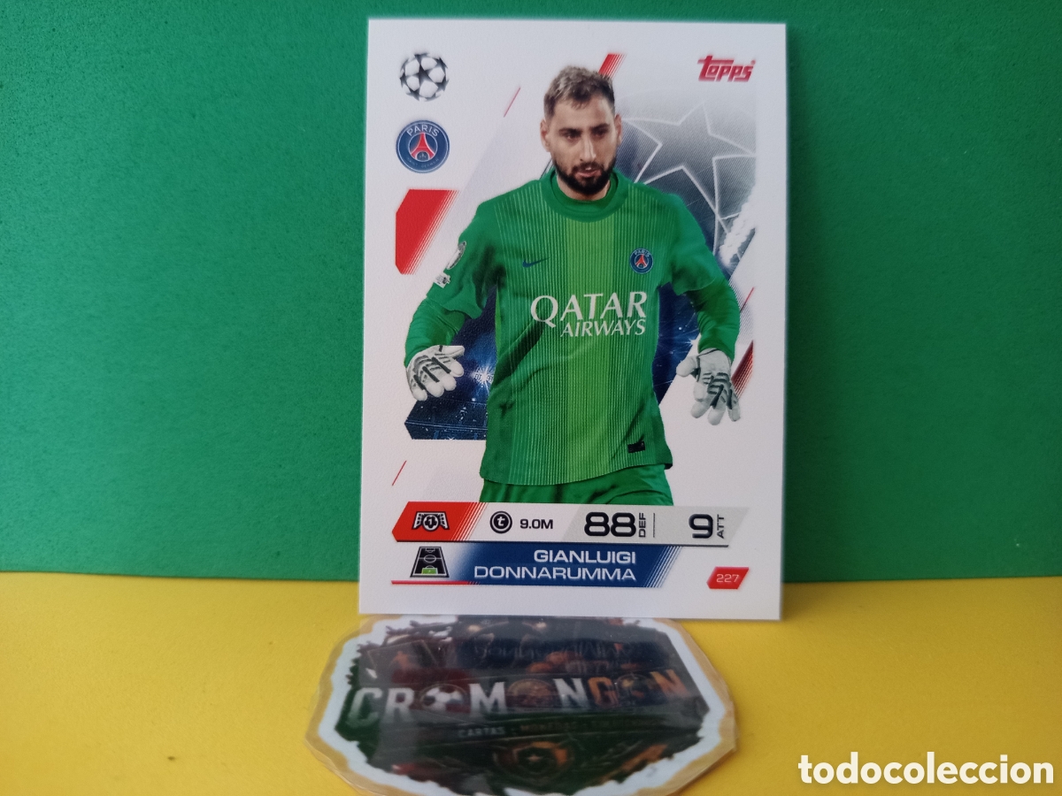 Fu&szlig;ball-Sticker: ❇️ CROMO ⚽ DONNARUMMA PSG 227 MATCH ATTAX EXTRA CHAMPIONS 2025 2026 25 26 TOPPS ❇️