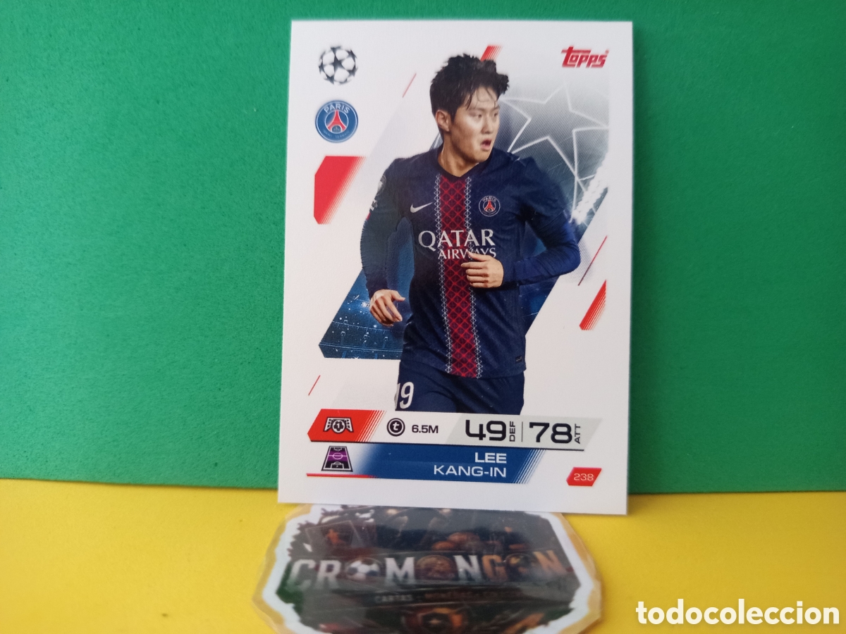 Fu&szlig;ball-Sticker: ❇️ CROMO ⚽ LEE KANG-IN PSG 238 MATCH ATTAX EXTRA CHAMPIONS UCL 2025 2026 25 26 TOPPS ❇️