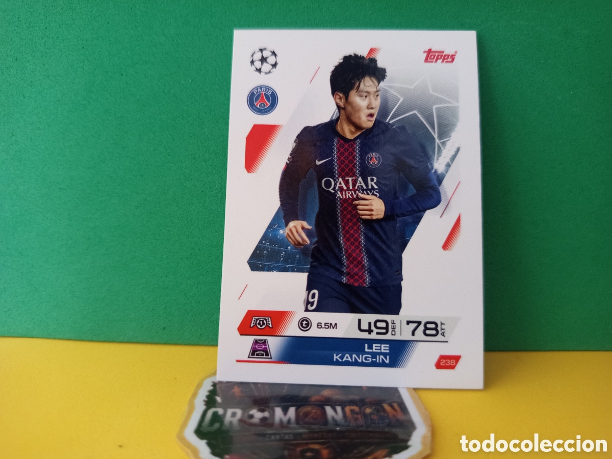 Fu&szlig;ball-Sticker: ❇️ CROMO ⚽ LEE KANG-IN PSG 238 MATCH ATTAX EXTRA CHAMPIONS UCL 2025 2026 25 26 TOPPS ❇️