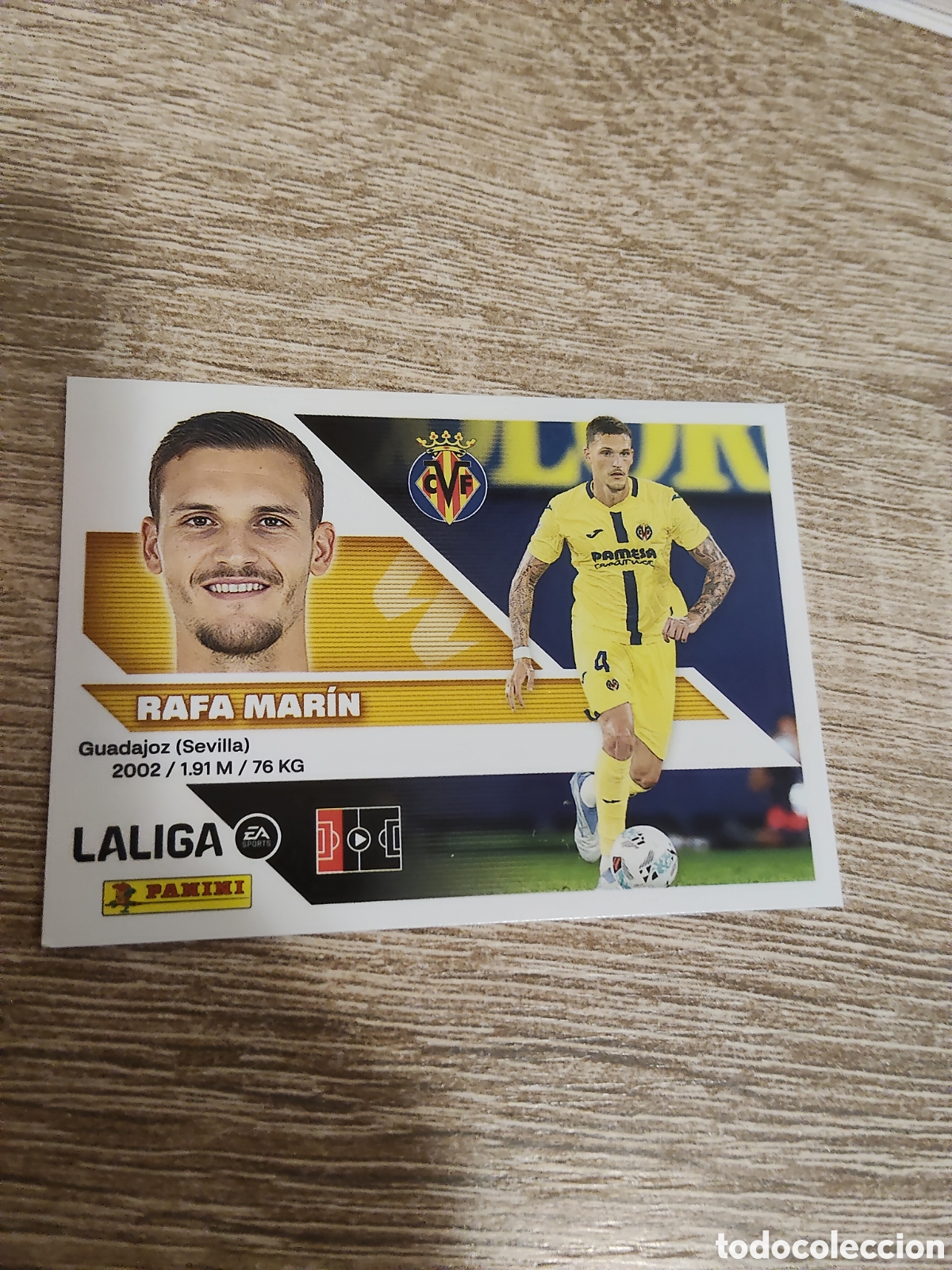 Cromos de f&uacute;tbol: Rafa Mar&iacute;n Villarreal liga 2026 2027 26 27 ediciones este