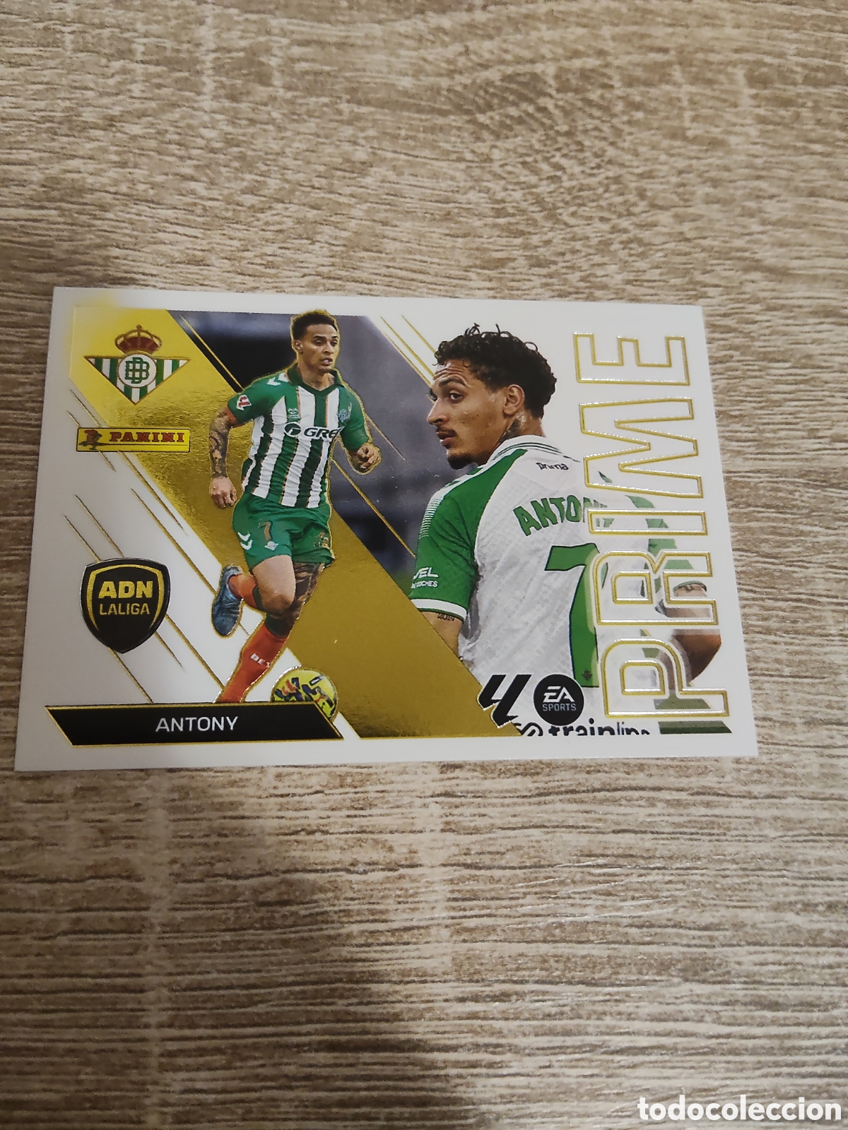 Cromos de f&uacute;tbol: Antony Prime Real Betis liga 2026 2027 26 27 ediciones este