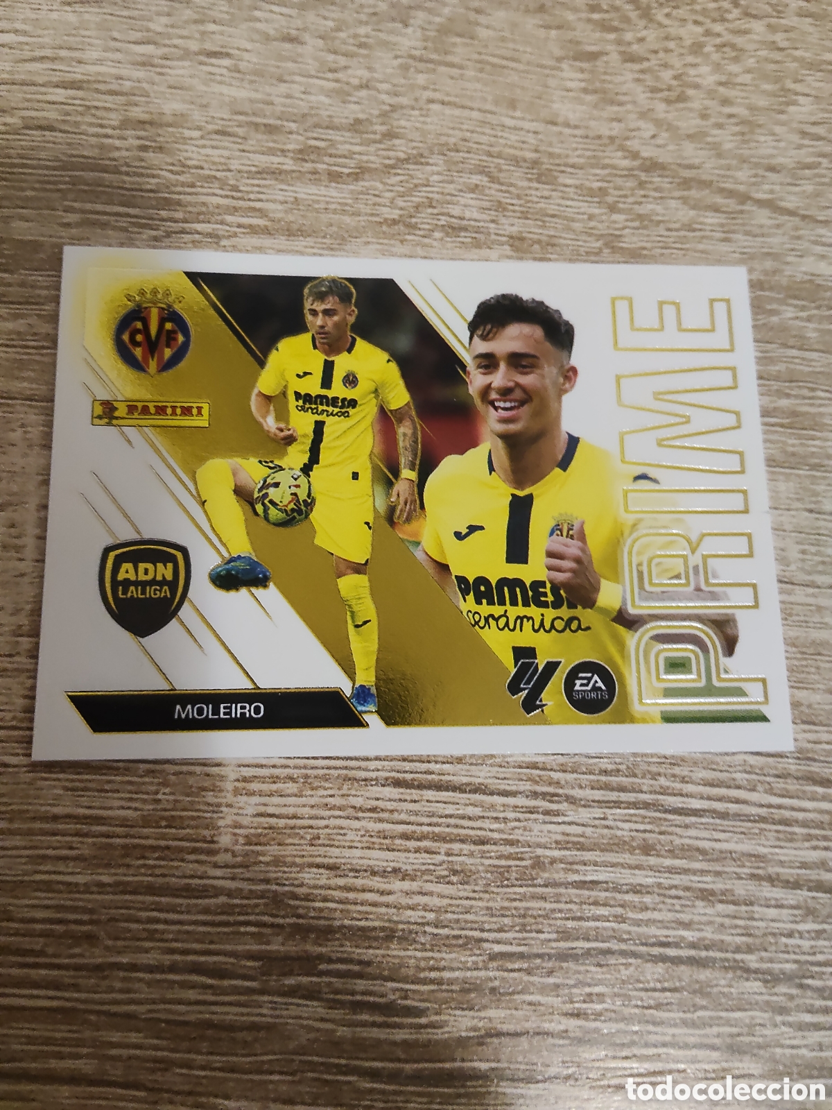 Cromos de f&uacute;tbol: Moleiro Prime Villarreal liga 2026 2027 26 27 ediciones este
