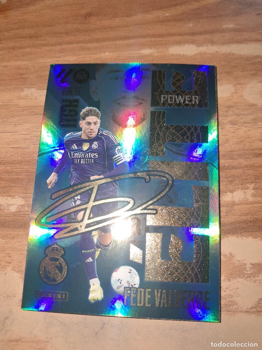 Cromos de f&uacute;tbol: CARD MEGACRACKS TEMPORADA 26/27: &Eacute;LITE POWER FEDE VALVERDE, N&deg; 5P