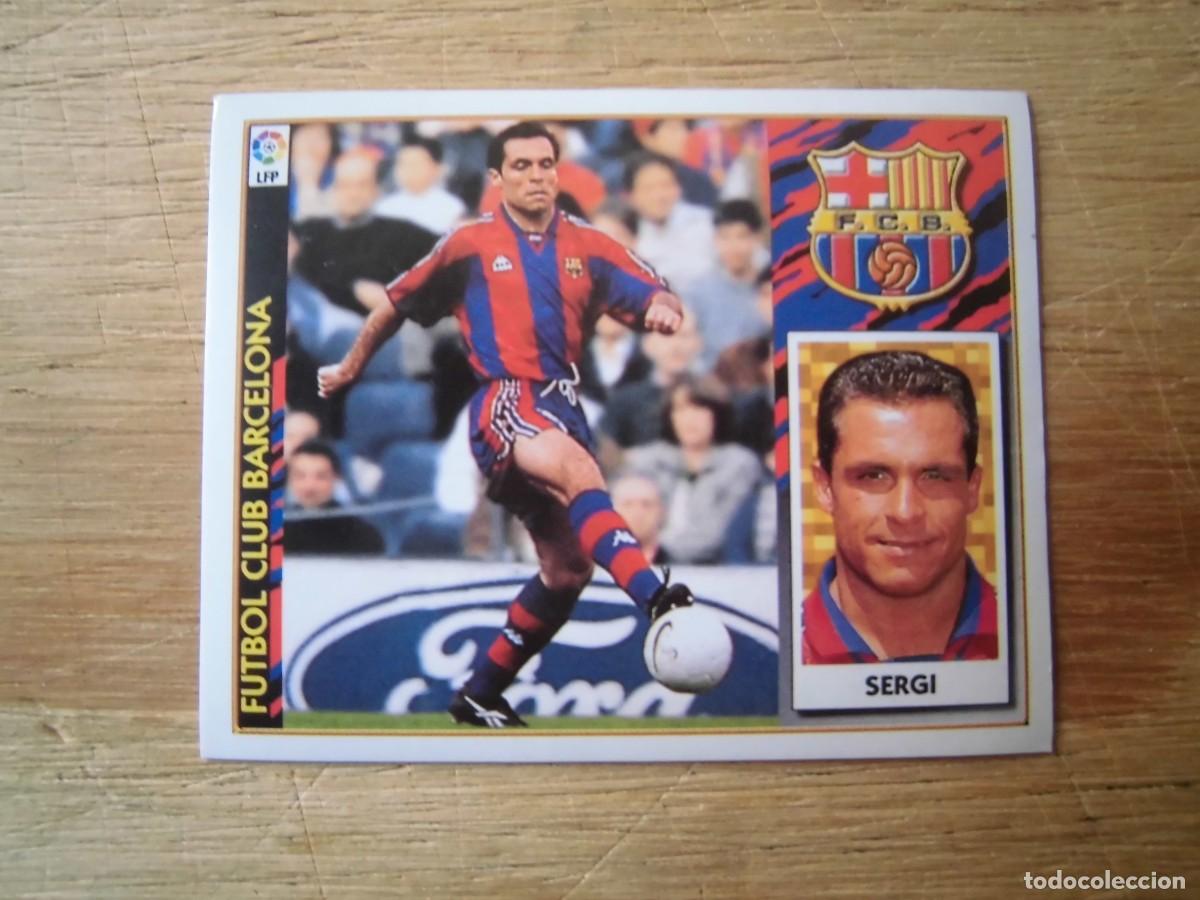 Cartes &agrave; collectionner de Football: SERGI BARCELONA LIGA 97-98 COLECCIONES ESTE NUEVO DE SOBRE