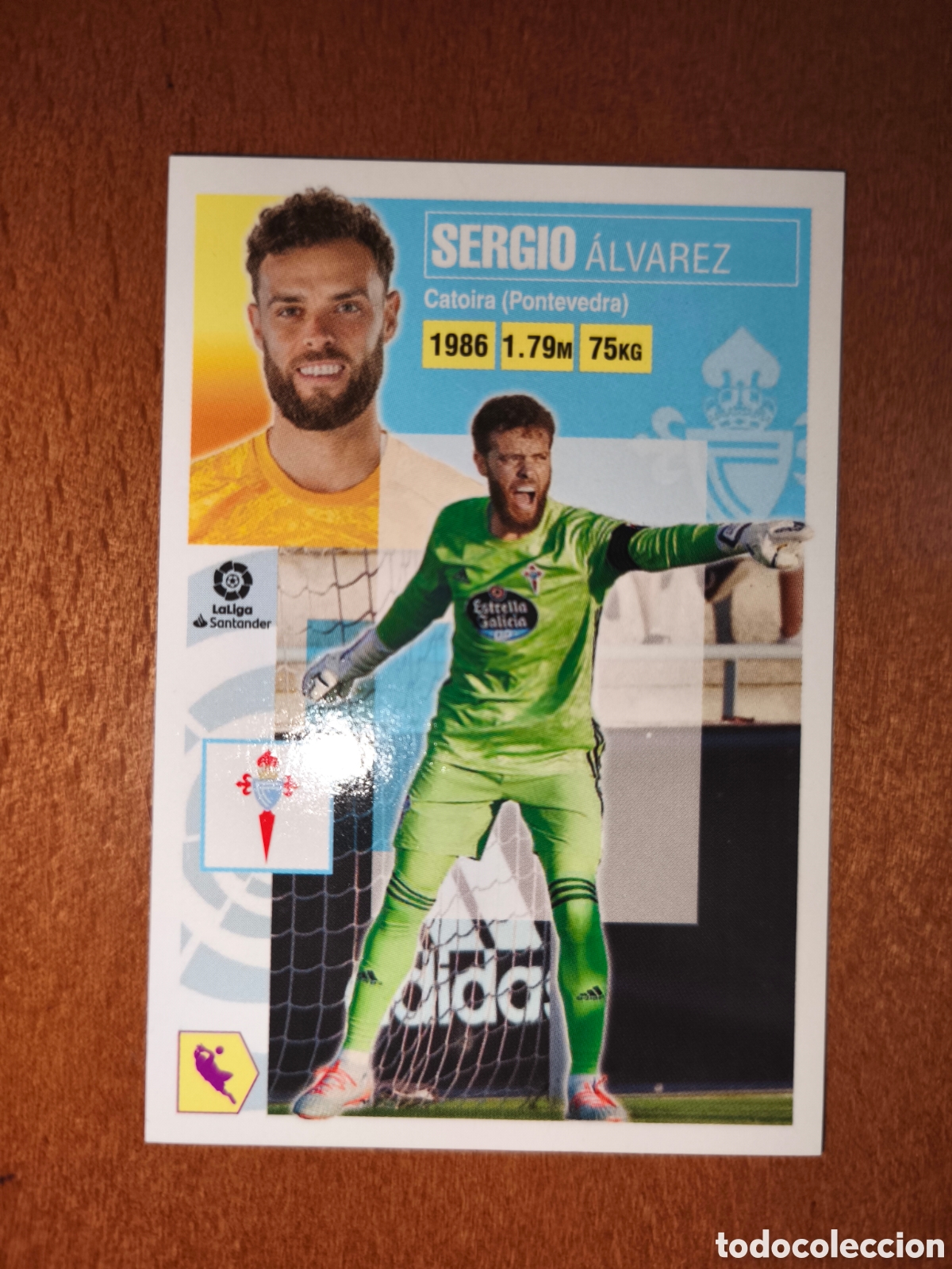 Cromos de f&uacute;tbol: Sergio n&deg;3 liga este 20/21 Celta