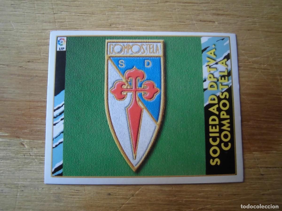 Cromos de f&uacute;tbol: ESCUDO COMPOSTELA LIGA 97-98 COLECCIONES ESTE NUEVO DE SOBRE
