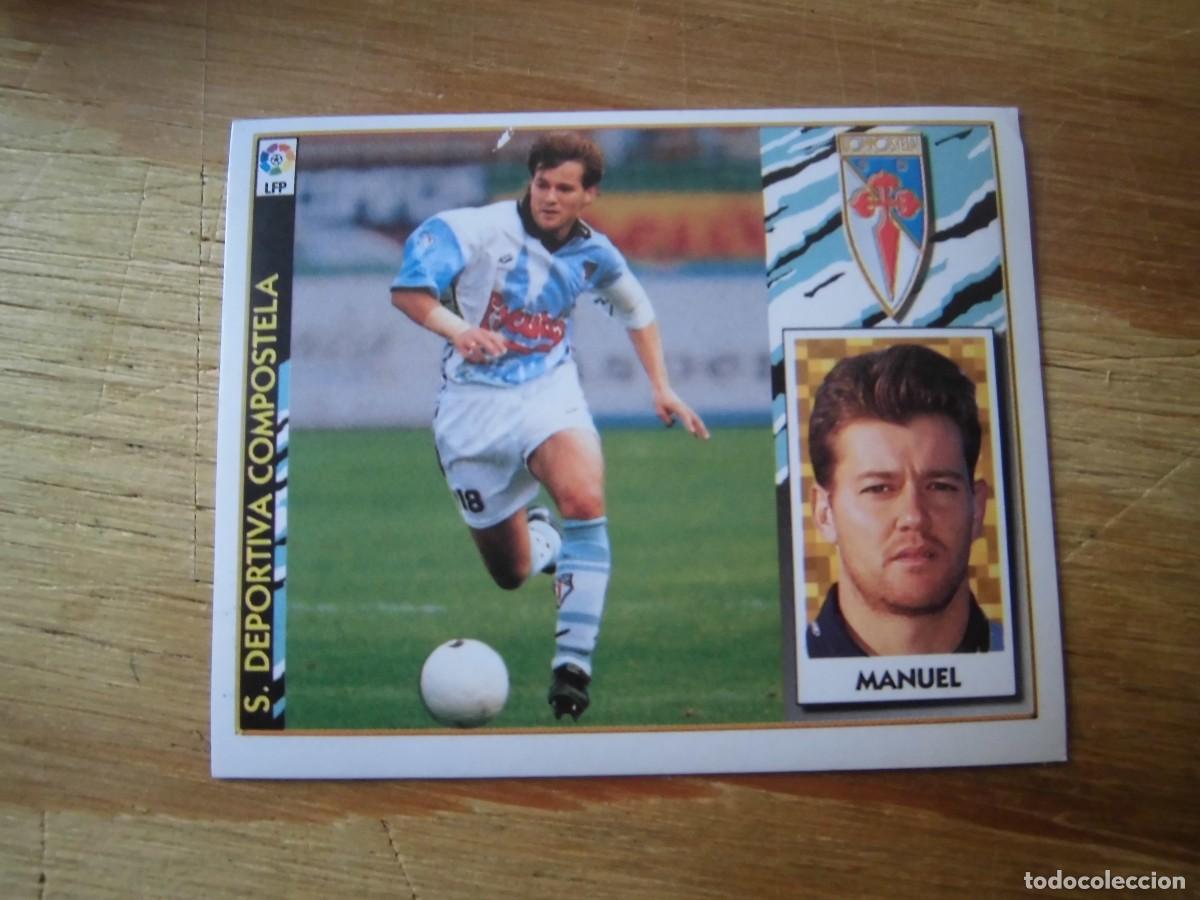 Cromos de f&uacute;tbol: MANUEL COMPOSTELA LIGA 97-98 COLECCIONES ESTE NUEVO DE SOBRE