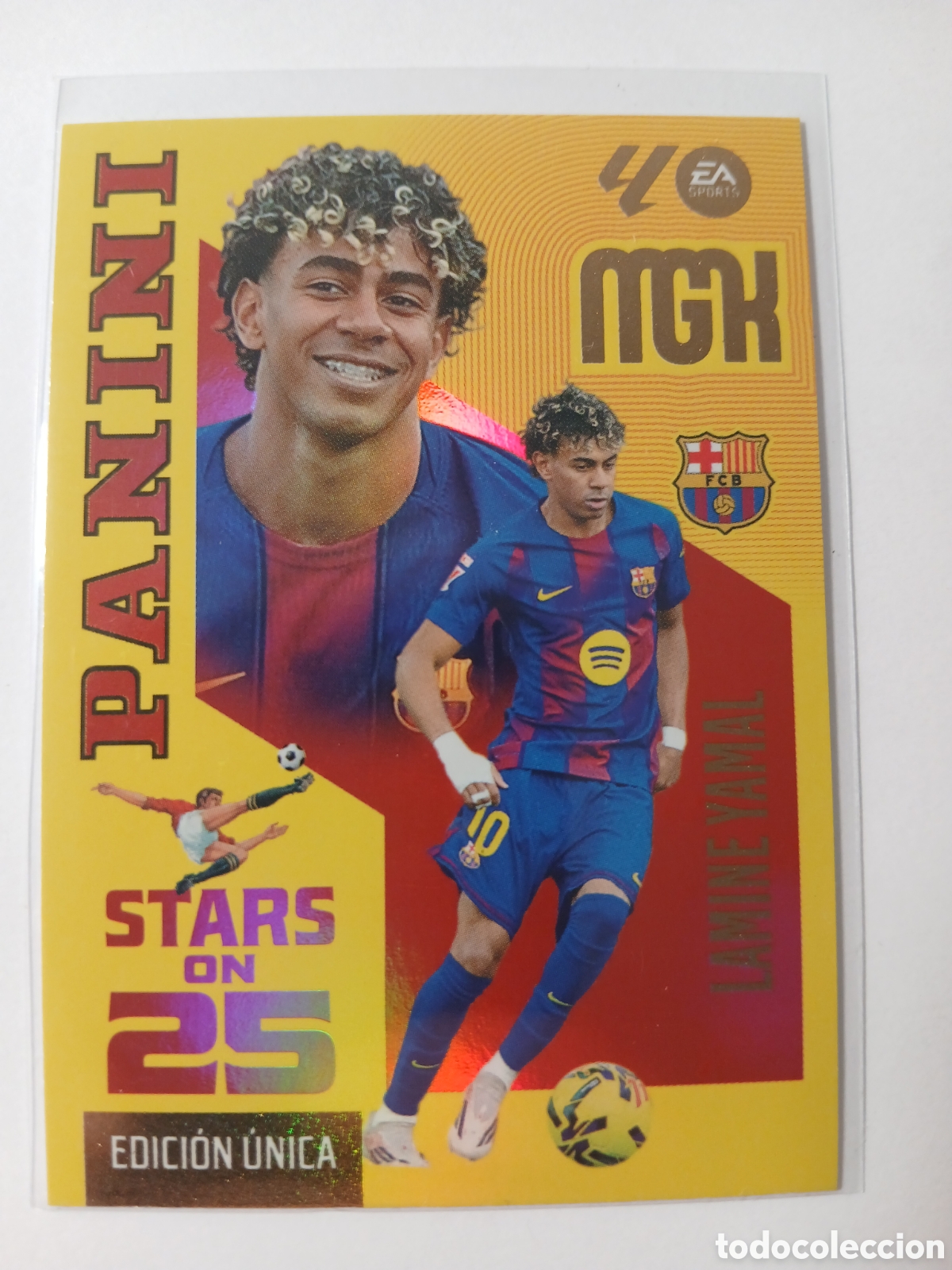 Fu&szlig;ball-Sticker: MEGACRACKS 2026 Edici&oacute;n &Uacute;nica 449 LAMINE YAMAL
