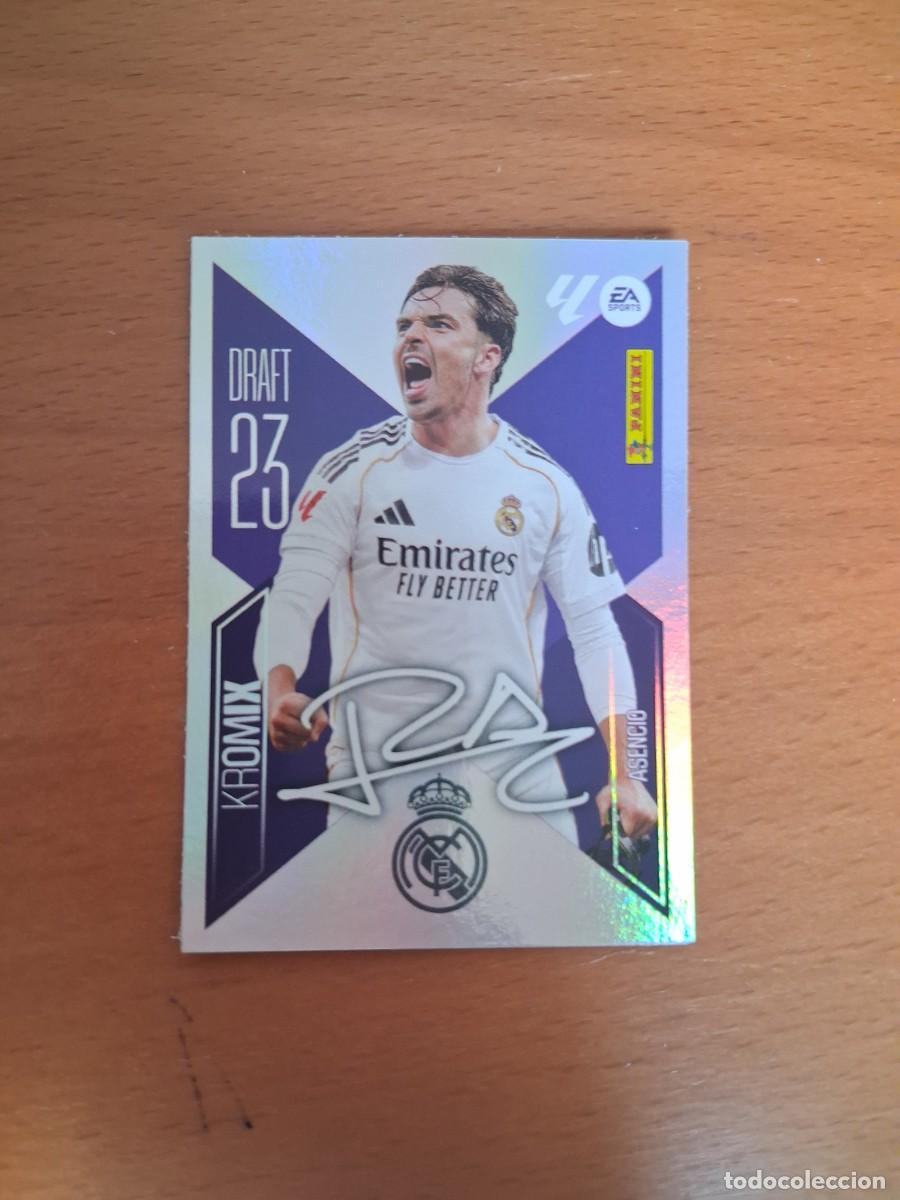 Cromos de f&uacute;tbol: Ediciones Este 2026 2027 26 27 Draft 23 Kromix Real Madrid K1 1 Asencio