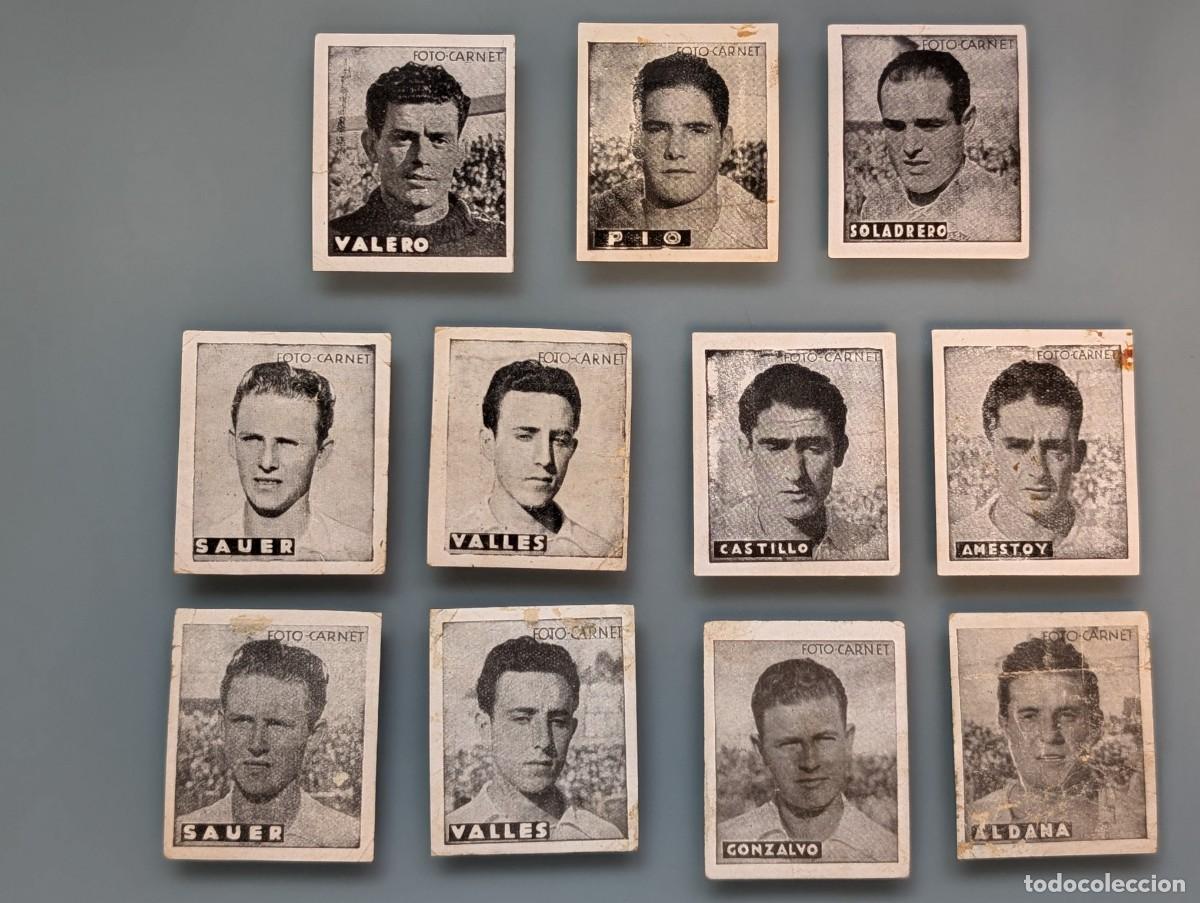Cromos de f&uacute;tbol: DIFICIL LOTE 11 CROMOS REAL ZARAGOZA LIGA 1942 1943 42/43 LIBRETA DEPORTIVA FUTBOL FOOTBALL ARAG&Oacute;N