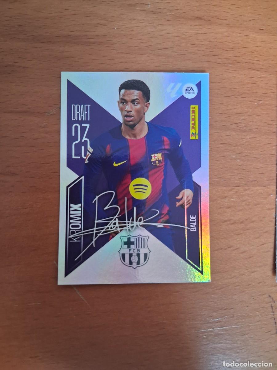 Cromos de f&uacute;tbol: Ediciones Este 2026 2027 26 27 Draft 23 Kromix FC Barcelona K2 2 Balde