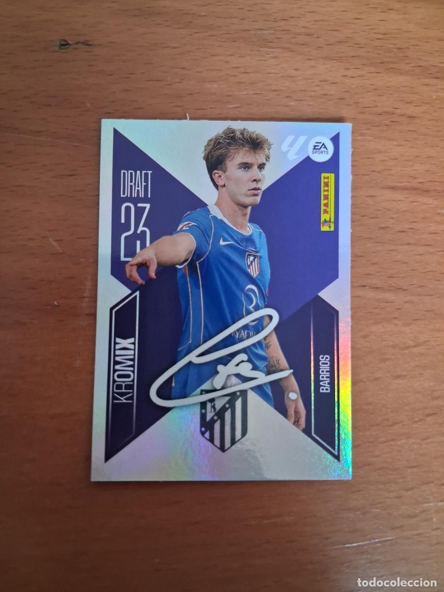 Cromos de f&uacute;tbol: Ediciones Este 2026 2027 26 27 Draft 23 Kromix Atletico de Madrid K3 3 Barrios