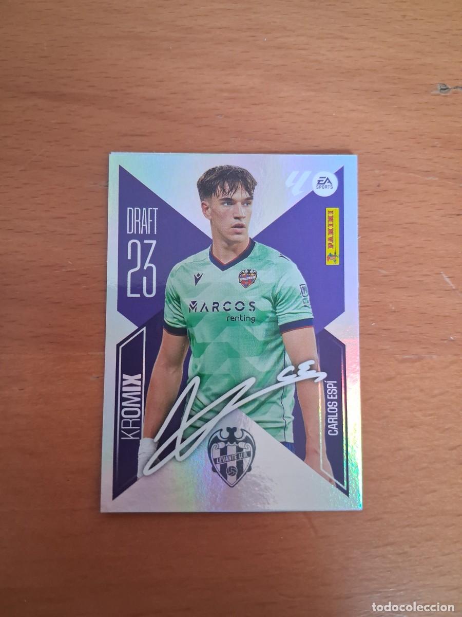 Cromos de f&uacute;tbol: Ediciones Este 2026 2027 26 27 Draft 23 Kromix Levante UD K4 4 Carlos Espi