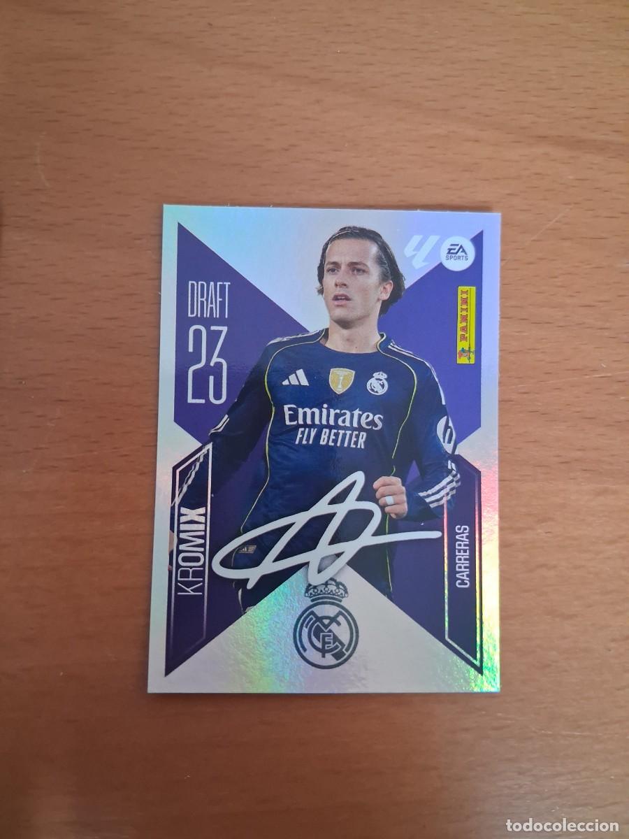 Cromos de f&uacute;tbol: Ediciones Este 2026 2027 26 27 Draft 23 Kromix Real Madrid K5 5 Carreras