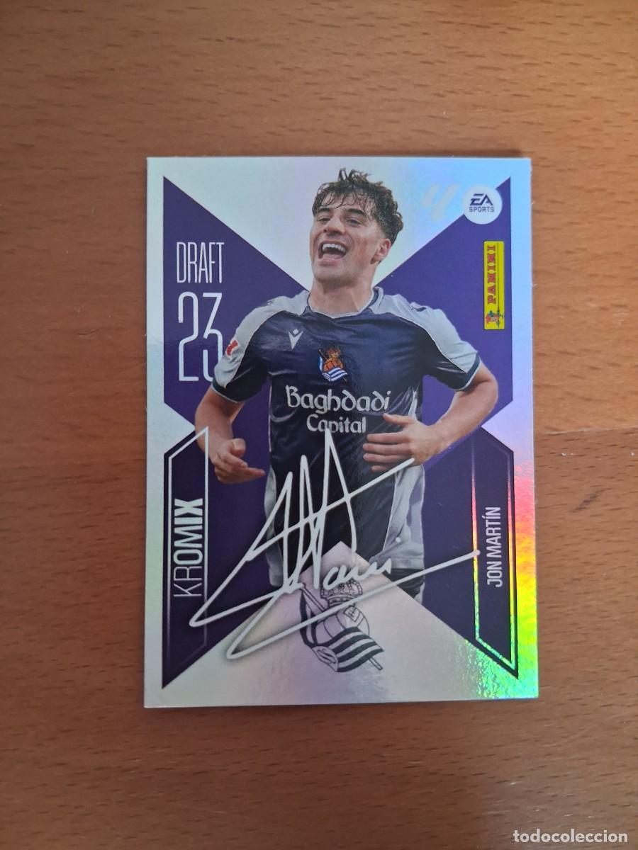 Cromos de f&uacute;tbol: Ediciones Este 2026 2027 26 27 Draft 23 Kromix Real Sociedad K13 13 Jon Martin
