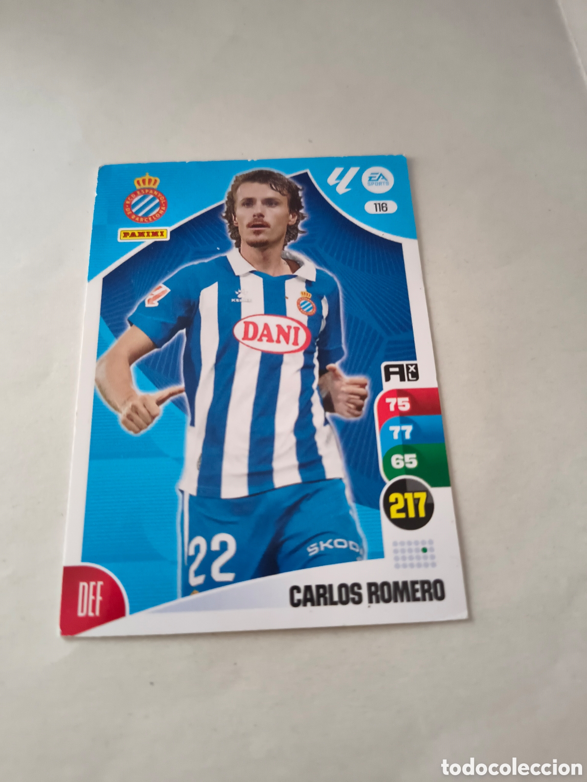 Cartes &agrave; collectionner de Football: ADRENALYN XL 2024-25 CROMO 116, CARLOS ROMERO, RCD ESPANYOL