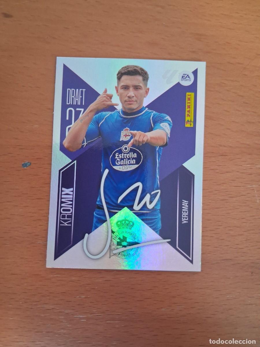 Cromos de Futebol: Ediciones Este 2026 2027 26 27 Draft 23 Kromix RC Deportivo K23 23 Yeremay