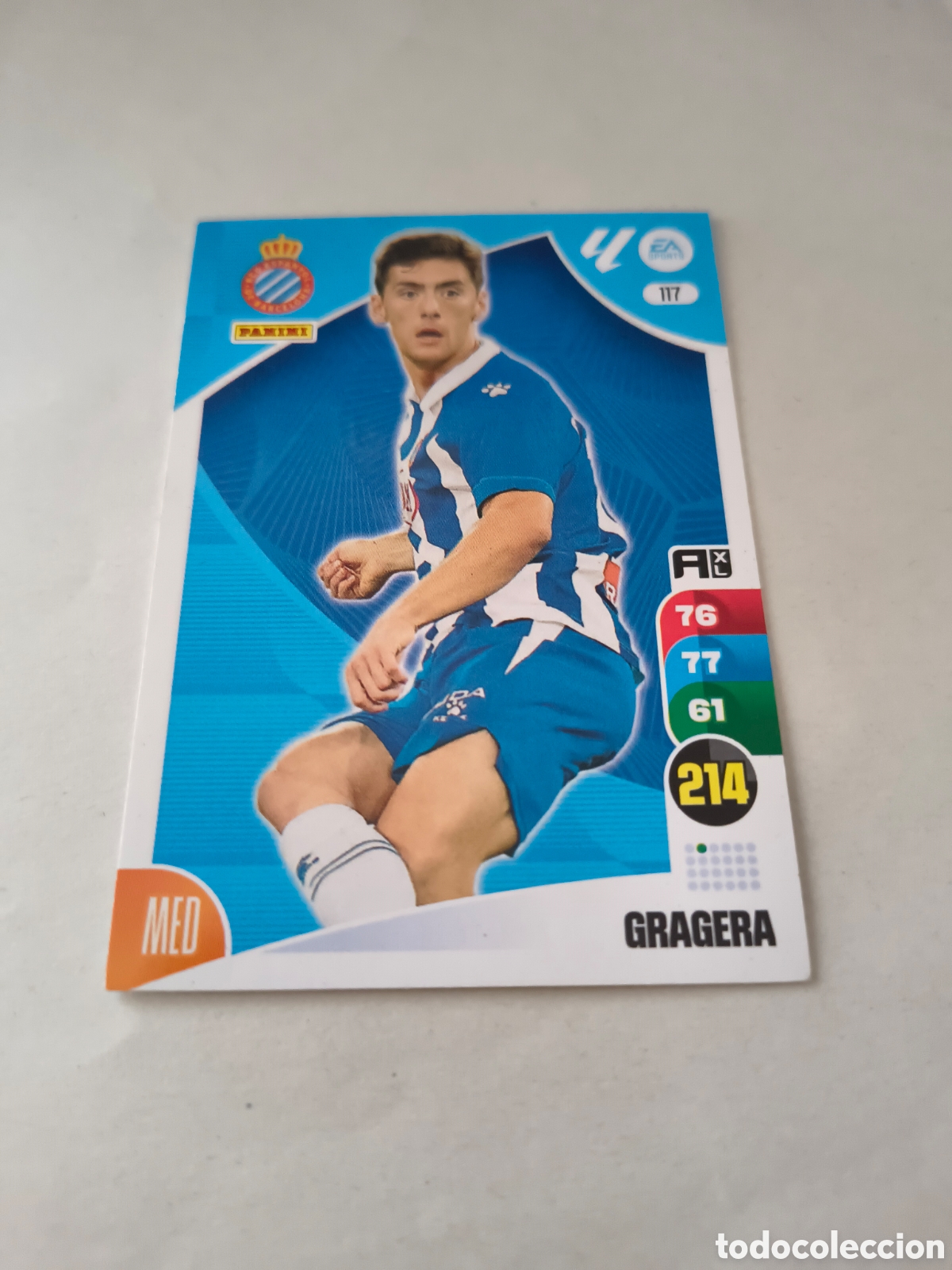 Cromos de Futebol: ADRENALYN XL 2024-25 CROMO 117, GRAGERA, RCD ESPANYOL