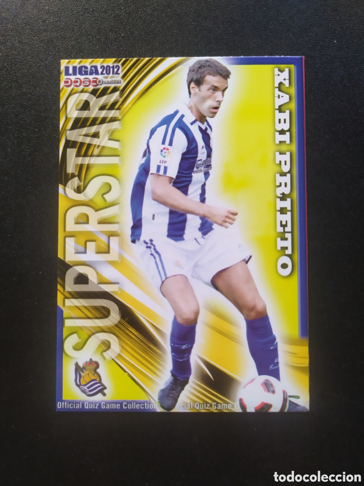 Cartes &agrave; collectionner de Football: Mundicromo fichas Liga 2011 2012 11 12 Xabi Prieto superstar mate n&deg; 404 Real Sociedad