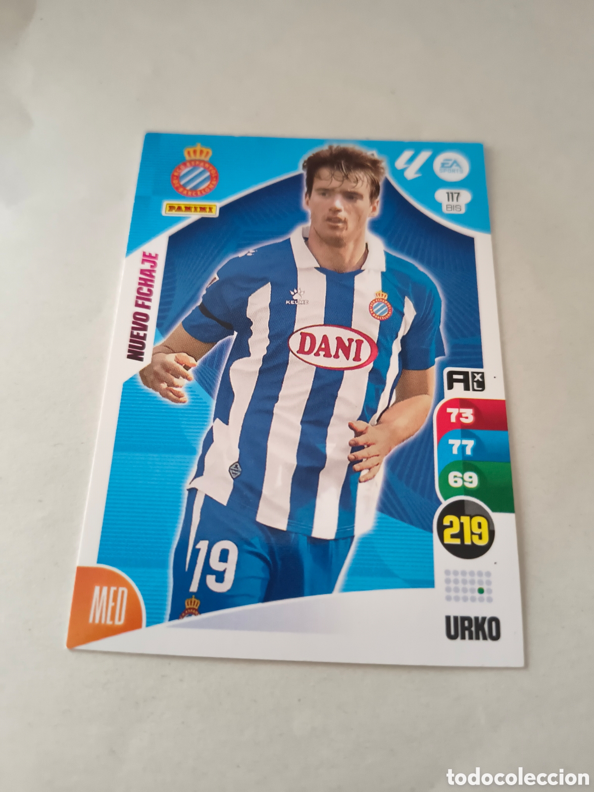 Cartes &agrave; collectionner de Football: ADRENALYN XL 2024-25 CROMO 117 BIS, URKO, RCD ESPANYOL